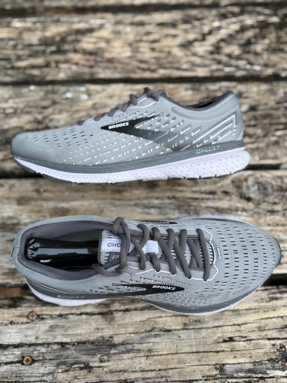 Brooks Ghost 13 Women’s Size 9 Gray Lace Up Running Shoes X1 ***See Note - Picture 6 of 15